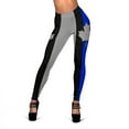 thumbnail image 1 of Thin Blue Line Canada Leggings, Canadian Sexy Yoga Leggings For Women., 1 of 5