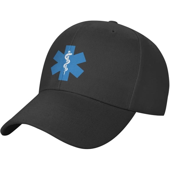 Thin Blue Line EMS Star of Life Baseball Cap Golf Dad Hat Adjustable Low Profile Sports Cap