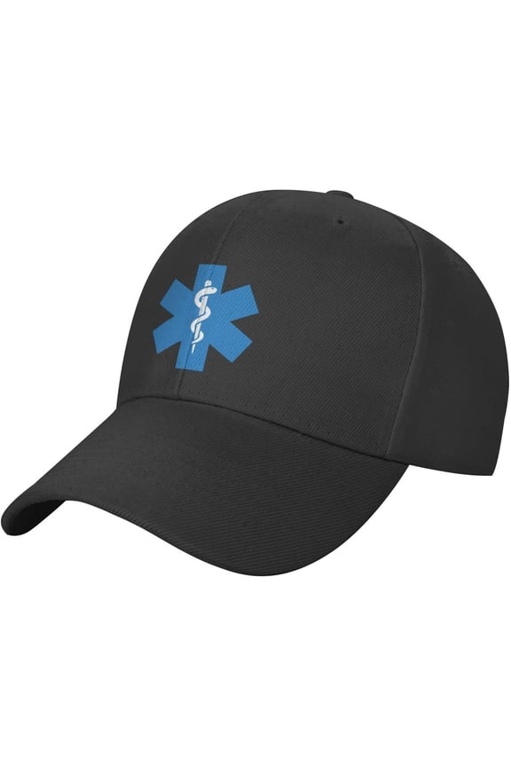 Thin Blue Line EMS Star of Life Baseball Cap Golf Dad Hat Adjustable Low Profile Sports Cap