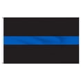 thumbnail image 1 of Thin Blue Line Flag 2x3 ft Nylon | Durable Police Support Flag | Reinforced Header & Grommets | Symbol of Law Enforcement & Community Protection | Outdoor & Indoor Display | Weather-Resistant Fabric, 1 of 7