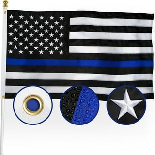 Police Thin Blue Line Flag