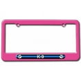 thumbnail image 1 of Thin Blue Line K-9 Unit Paw Prints, Police License Plate Tag Frame, Multiple Colors, 1 of 1