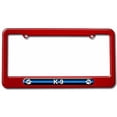 thumbnail image 1 of Thin Blue Line K-9 Unit Paw Prints, Police License Plate Tag Frame, Multiple Colors, 1 of 1