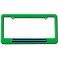 thumbnail image 1 of Thin Blue Line, Police License Plate Tag Frame, Multiple Colors, 1 of 1