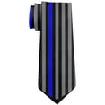 thumbnail image 1 of Thin Blue Line Police Lives Matter Chevron Flag All Over Neck Tie Multi Standard One Size, 1 of 2