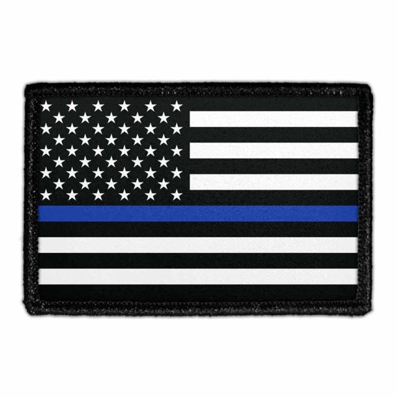 Thin Blue Line Patch - Removable Patch