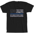 thumbnail image 1 of Thin Blue Line T-Shirt USA Vintage, 1 of 4