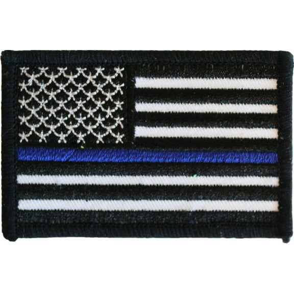 Thin Blue Line (USA) Rectangular Patch
