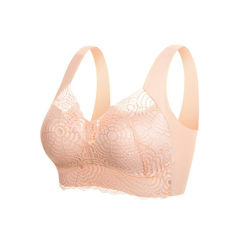Thin Bra for Women Lymphvity Detoxification and Shaping & Powerful Lifting  Bra Fashion Lace Design Wire-Free Bustier 