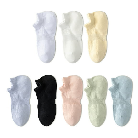 Thin,Breathable Ankle Socks,Breathable Cotton Socks,Anti-Slip, No-Show Socks,Women's Thin Ankle Socks,Size One Size,8 Pair