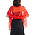 thumbnail image 1 of Thin Bright Silk Solid Color Dress Shawl Bridesmaid Cheongsam Long Shawl, 1 of 7