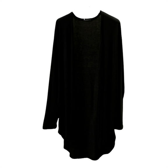 Thin Cardigans for Women Lightweight, Yigetop Large Size Cardigan Summer Long Sleeve Spring Loose Air Conditioning Top Long Sheer Cardigan Black XL