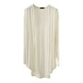 thumbnail image 1 of Thin Cardigans for Women Lightweight, Yigetop Large Size Cardigan Summer Long Sleeve Spring Loose Air Conditioning Top Long Sheer Cardigan White L, 1 of 4