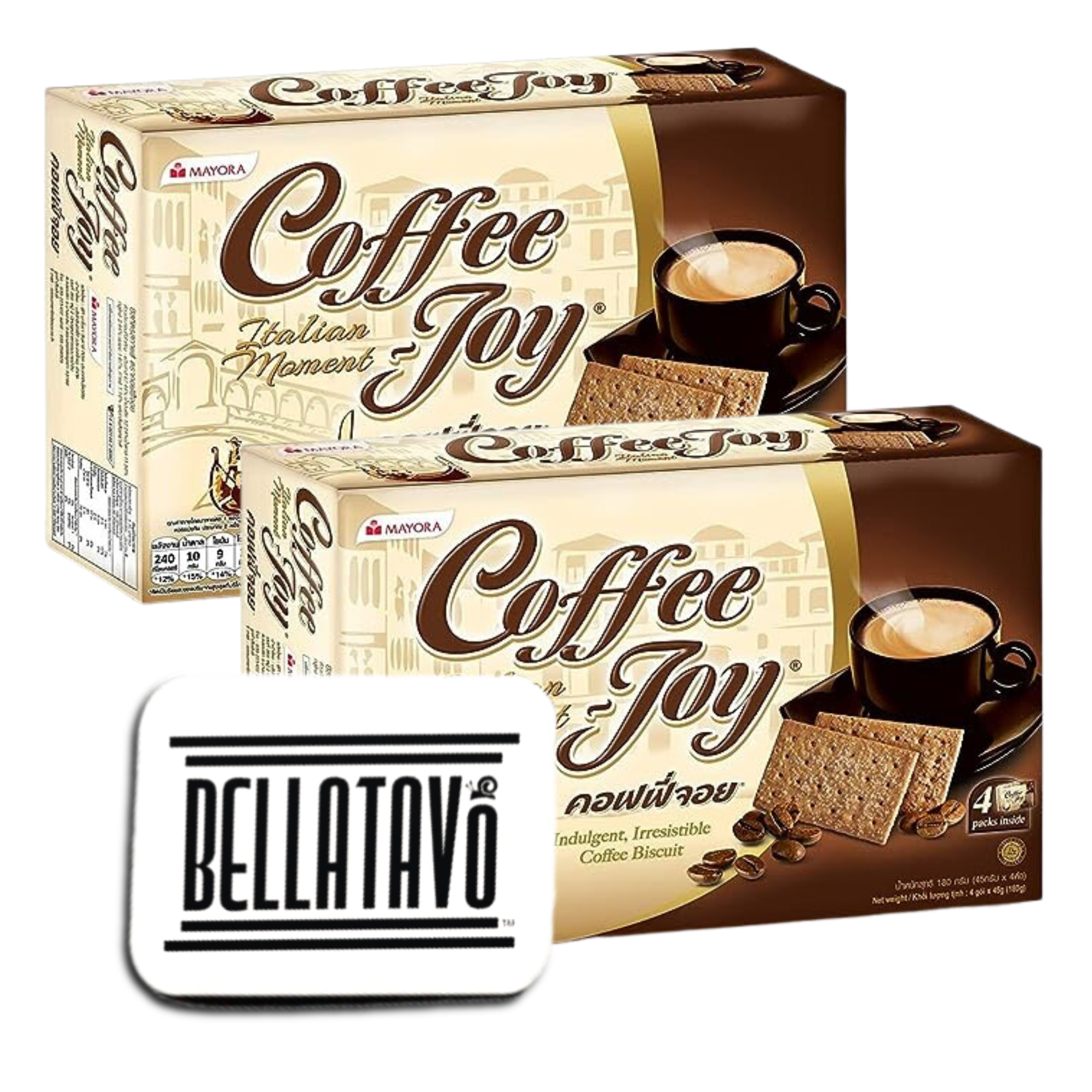 Thin Coffee Cookies. Comes with Two180 g of Coffee Joy Cookies. Fresh