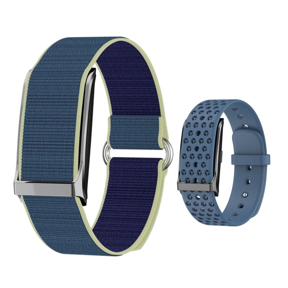 Thin Comfortable Fitness Bangle Highlighting Silicone Strap Call Alerts and Lens Control Functions