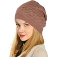thumbnail image 1 of Thin Crochet Beanie Hat for Women Summer Winter Fall Mesh Slouchy Knit Hats Lightweight Crochet Caps, 1 of 2