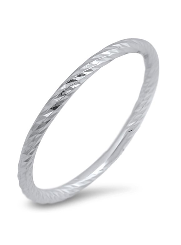 Ball Bead Wave Ocean Tide Stackable Ring New 925 Sterling Silver Band Sizes 3-10 - CH12OC2E6OW Ball Bead Wave Ocean Tide Stackable Ring New 925 Sterling Silver Band Sizes 3-10 - CH12OC2E6OW