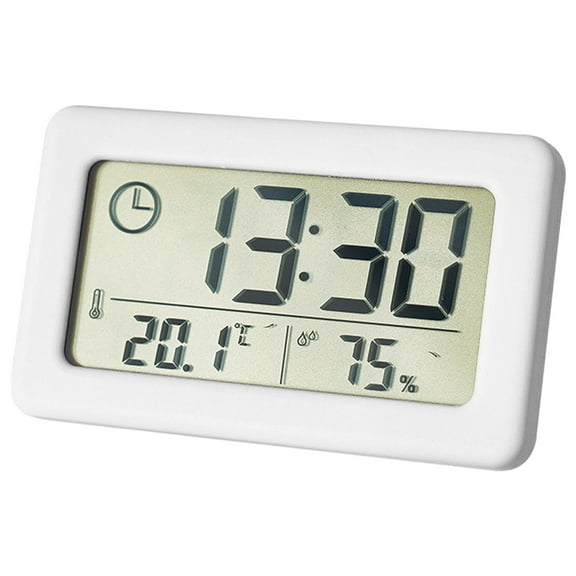 Thin Digital Clock with Temperature and Humiditys Monitoring for Home Decoration
