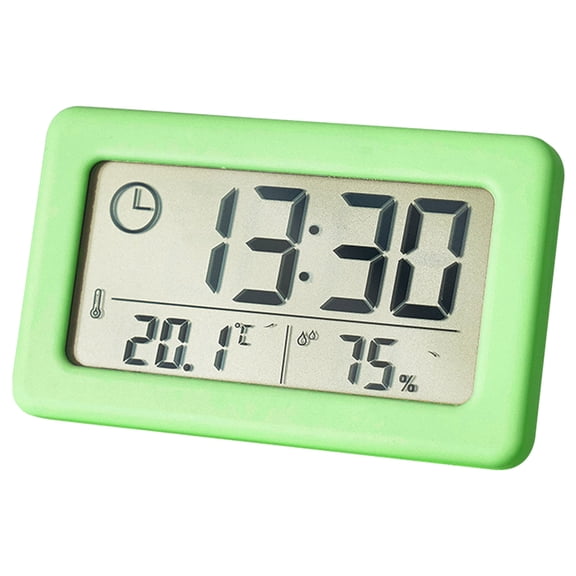 Thin Digital Clock with Temperature and Humiditys Monitoring for Home Decoration