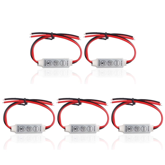 Thin Dimmer Switches 3 Button Operations 8 Customizable Types Small Size Perfect for Space Limited LED Applications