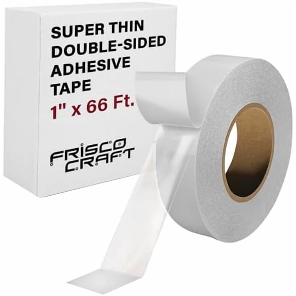 Thin Double Sided Tape - Heavy-Duty Transparent Mounting Tape, Heat-Resistant, Acid-, No - for s, Repairs, Strips, Posters, Fabric, DIY Projects