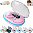 thumbnail image 1 of Thin Earbuds for Small Ears: Comfortable for Sleep, Exercise - No Pressure, Low Delay, Long Life, Side Sleeper Invisible Earbuds Wireless Bluetooth, Mini Sleep Headphones Noise Cancelling(Purple), 1 of 8