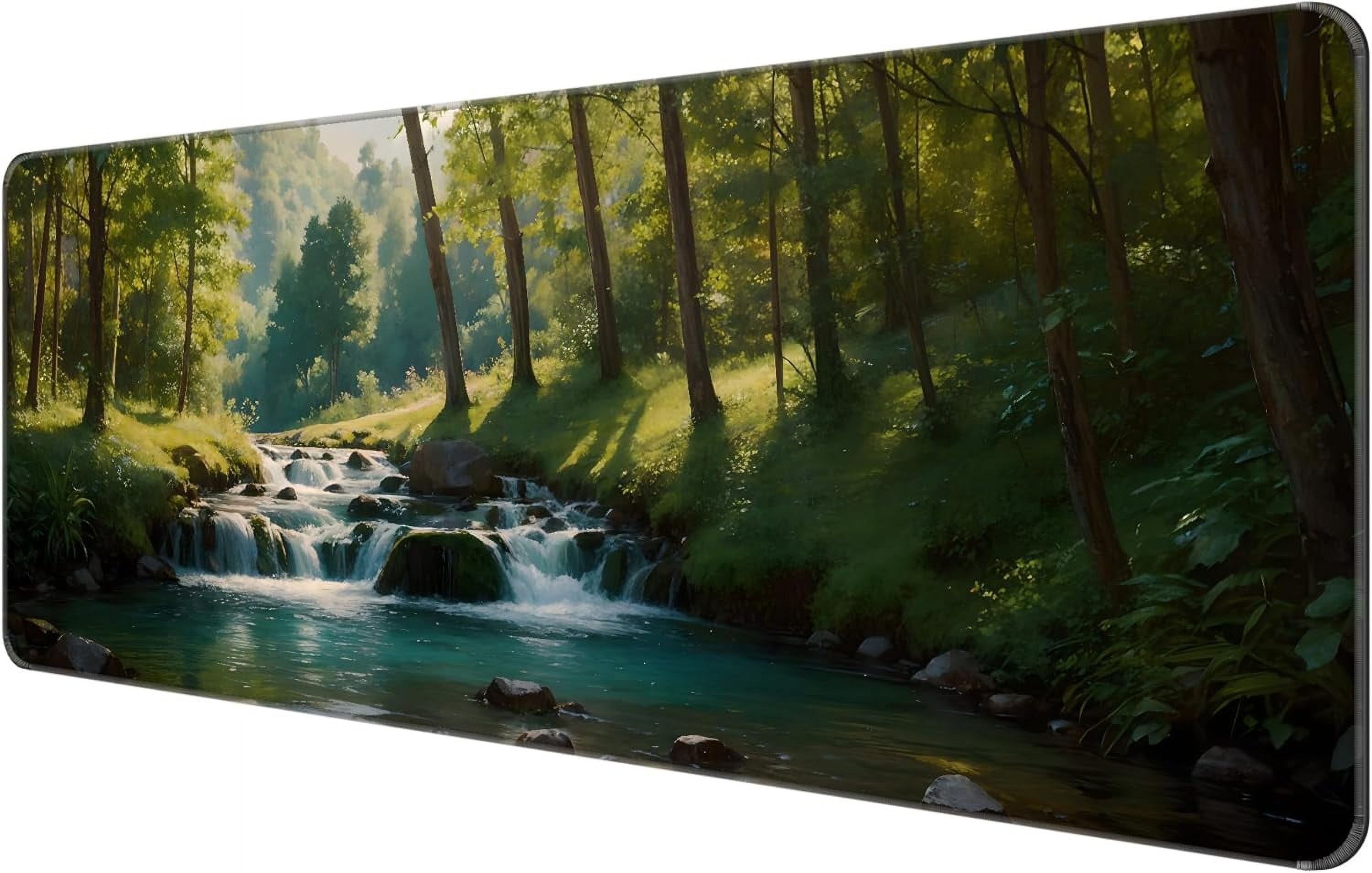 Thin Extended Gaming Mouse Pad （31.5 * 11.8 * 0.08 inch） with Stitched ...