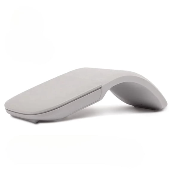 Thin Foldable Arc Mouse - Ergonomic Bluetooth Wireless Optical Mice with 3D Touch Portable for Office Universal Use