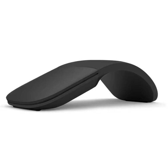 Thin Foldable Arc Mouse - Ergonomic Bluetooth Wireless Optical Mice with 3D Touch Portable for Office Universal Use