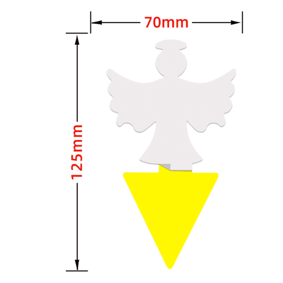Thin Full Insect Sticky Fungu Gnats Sticky Yellow Insect Sticky Trap Yellow Sticky Mosquito Trap Plastic