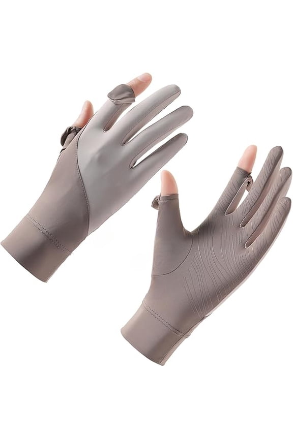 Thin Fullfinger UV Protection Gloves Driving Gloves Women, Touchscreen UPF Glove Sun Protection Glove for Women