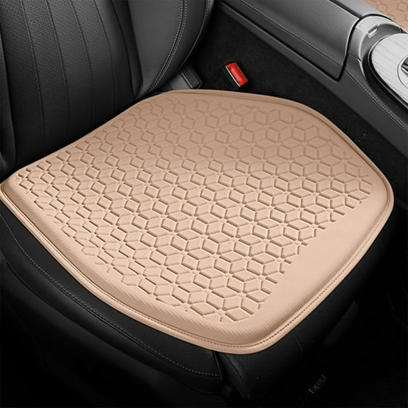 Thin Gel Seat Cushion for Car Seat, Office Chair, Wheelchair, Golf Cart - Non-Slip Car Seat Cushions with 0.7 Inch Gel - Sciatica & Coccyx Pain Relief