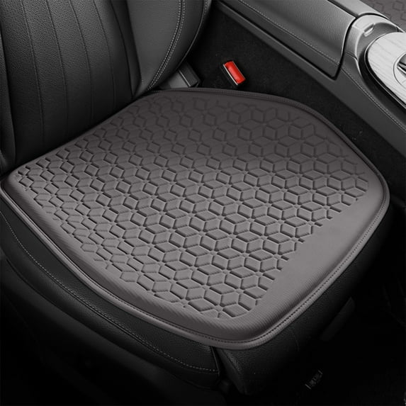 Thin Gel Seat Cushion for Car Seat, Office Chair, Wheelchair, Golf Cart - Non-Slip Car Seat Cushions with 0.7 Inch Gel - Sciatica & Coccyx Pain Relief
