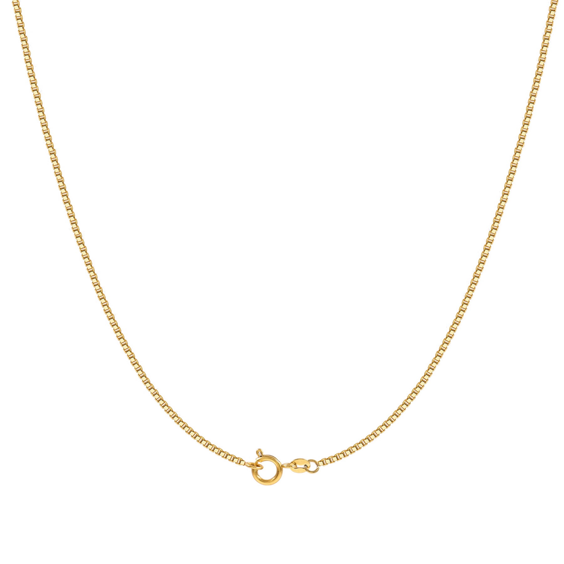 Yellow Gold Men's 18 Carat Gold Chain Thin Gold Chain