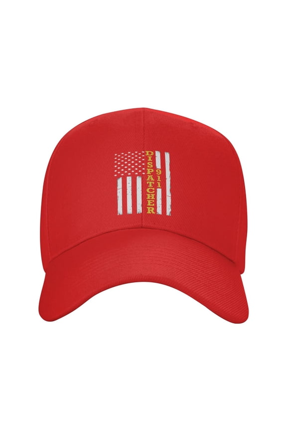 Thin Gold Line Flag 911 Dispatcher Sandwich Cap Unisex Adjustable Adult Baseball Caps Casquette Hats Flat Cap