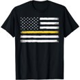 thumbnail image 1 of Thin Gold Line Flag Dispatcher T-Shirt, 1 of 4