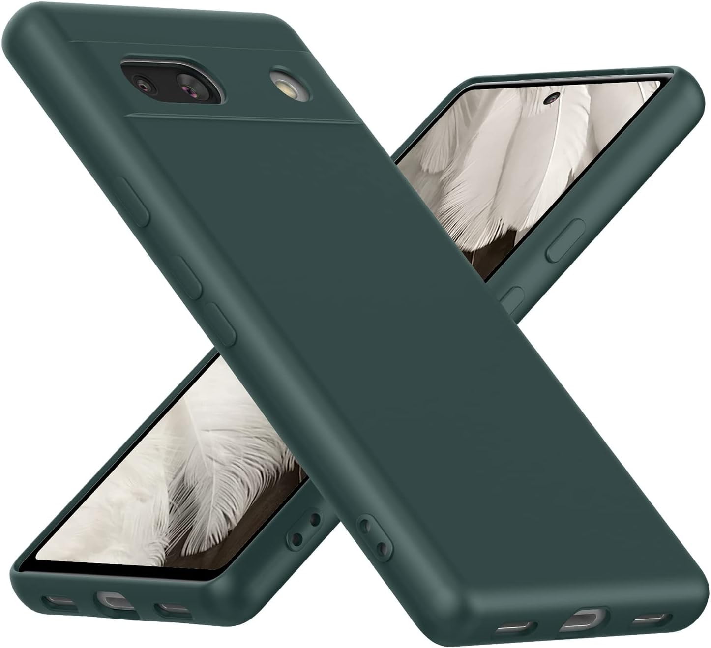 Thin Google Pixel 7a Case, TPU Cover with Camera Protection Soft Interior Slim Flexible Phone