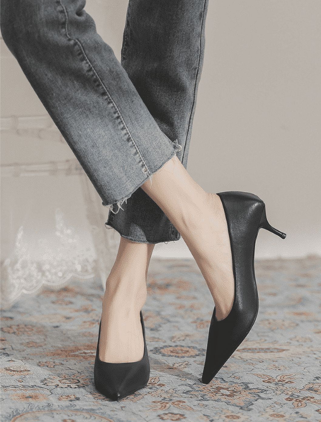 Pointed Toe Shiny Sexy Thin High Heel