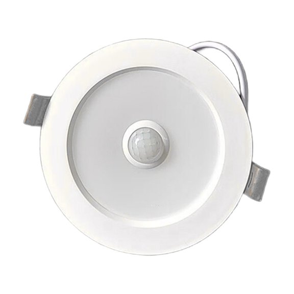 Thin Human Body Detecting LED Ceiling Light Energy Saving Detection 30s Delay Plastic Housing Easy Installation