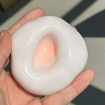 Thin Ice Daifuku Pinch Toy, Stretch Slow Rising Decompression Squishy, Mochi Rice Cake Stress Relief Fidget, Soft Sensory Play for Adults Kids, Office Desk Anxiety Relaxation