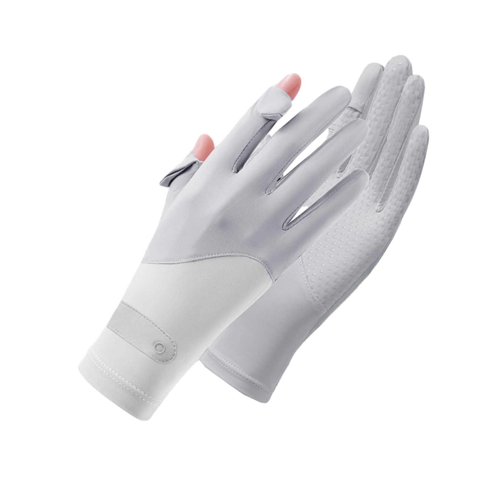 MiOYOOW Damen UV-Schutz Handschuhe Aus Eisseide  Atmungsaktiv Mit  Touchscreen Und Silikongriff Fr Auto & Outdoor Dnne Sommerhandschuhe