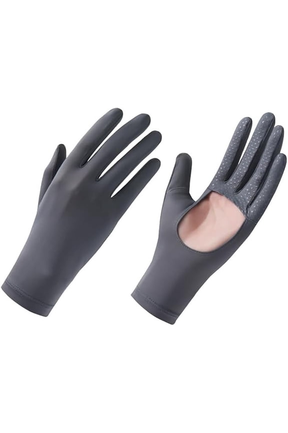 Thin Ice Silk Sun Gloves for Women UV Protection Driving Cycling Gloves UPF 52+ Touchscreen Breathable Anti-Slip Lightweight Summer Outdoor