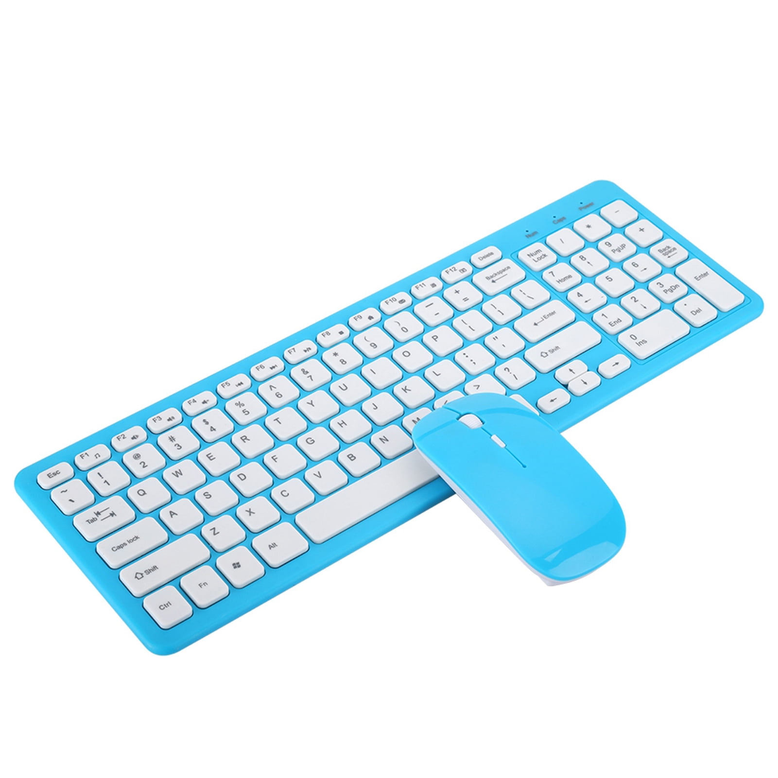 Thin Keyboard Mouse Combo Wireless Mouse 96 Keys Keyboard Game 