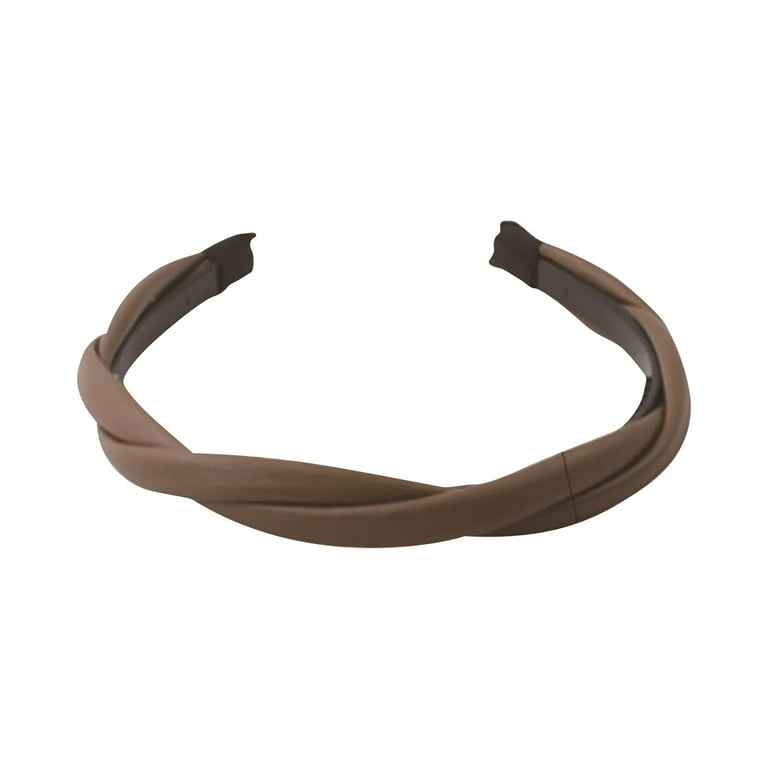 Fashion design Brown Headband new Amazon.com : YETASI Warm Stylish Brown Headbands for Women  main image 4