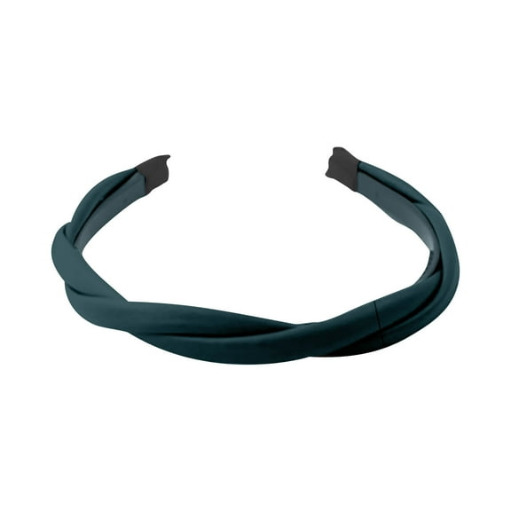 Thin Leather Headbands for Women Cute Braided Twisted Head Bands with Non Slip Design Fashion Beige Brown Black Headbands for Girls Womens Hair Accessories