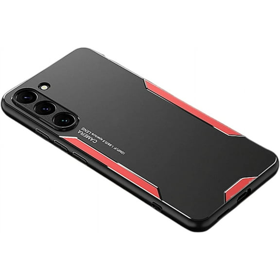 Thin and Light Aluminum Alloy Phone Case for Xiaomi Mi 10 9 T S Pro, Shockproof Metal Matte Back Cover, Durable Protective Hot Shell with Soft Borders(Red,10)