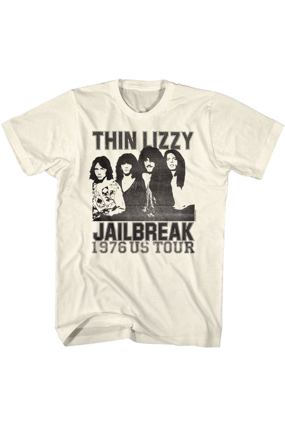 Thin Lizzy Jailbreak Natural Adult T-Shirt