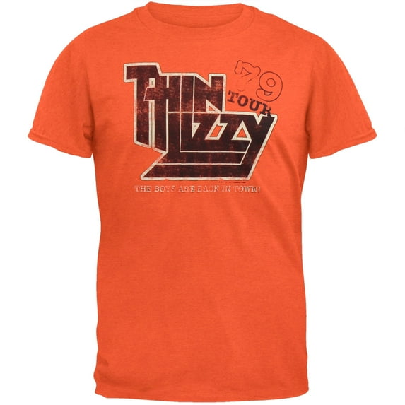 Thin Lizzy Men's 79 Tour Soft Short Sleeve T Shirt