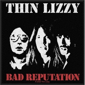 Thin Lizzy Patch Bad Reputation Band Logo new Official Black Woven Sew On