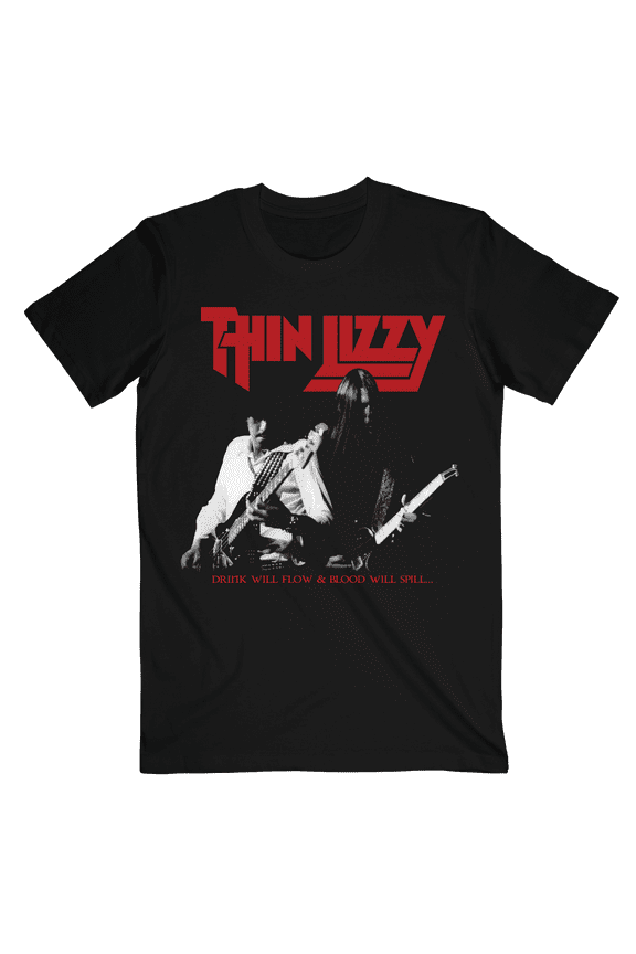 Thin Lizzy The Drink Will Flow T-Shirt